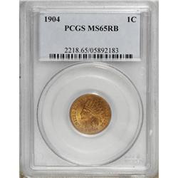 1904 1C Red and Brown MS65 PCGS