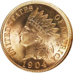 1904 1C Red MS64 PCGS