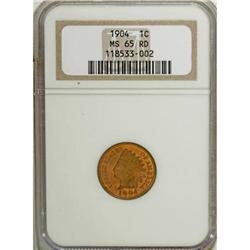 1904 1C Red MS65 NGC