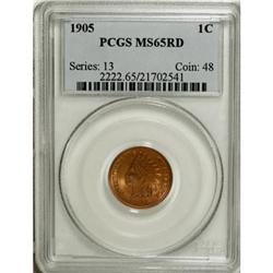 1905 1C Red MS65 PCGS