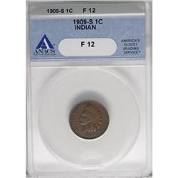 1909-S 1C F12 ANACS