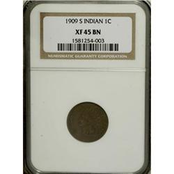1909-S 1C XF45 NGC