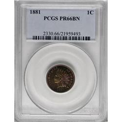 1881 1C Brown PR66 PCGS