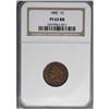 Image 1 : 1882 1C Red and Brown PR65 NGC