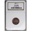 Image 1 : 1883 1C Red and Brown PR64 NGC