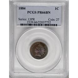 1884 1C Brown PR66 PCGS