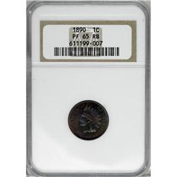 1890 1C Red and Brown PR65 NGC