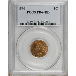 1890 1C Red PR64 PCGS
