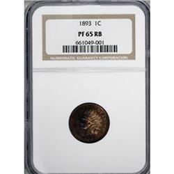 1893 1C Red and Brown PR65 NGC