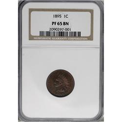 1895 1C Brown PR65 NGC