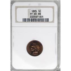 1895 1C Red and Brown PR65 NGC