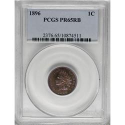 1896 1C Red and Brown PR65 PCGS