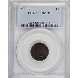 1900 1C Red and Brown PR65 PCGS