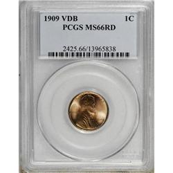 1909 VDB 1C Red MS66 PCGS