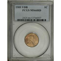 1909 VDB 1C Red MS66 PCGS