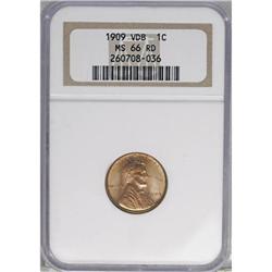 1909 VDB 1C Red MS66 NGC