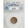 Image 1 : 1909-S 1C AU55 ANACS