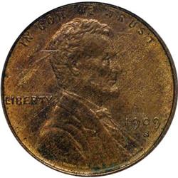 1909-S 1C Red and Brown MS64 PCGS
