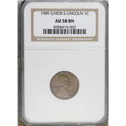 1909-S 1C S Over Horizontal S AU58 NGC