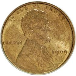1909-S 1C S Over Horizontal S Red MS64 PCGS