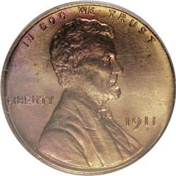 1911 1C Red MS65 PCGS