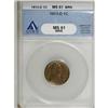 Image 1 : 1913-D 1C Brown MS61 ANACS