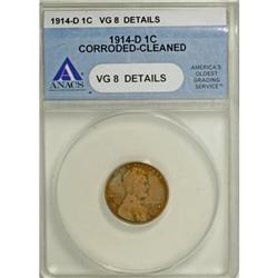 1914-D 1C VG8 ANACS