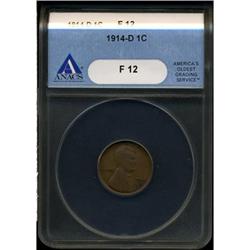 1914-D 1C F12 ANACS