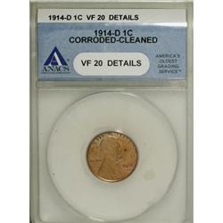 1914-D 1C VF20 ANACS