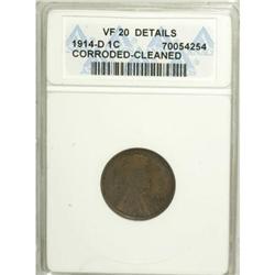 1914-D 1C VF20 ANACS