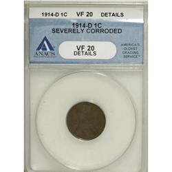 1914-D 1C VF20 ANACS