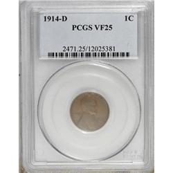 1914-D 1C VF25 PCGS