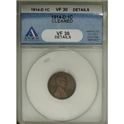 1914-D 1C VF30 ANACS