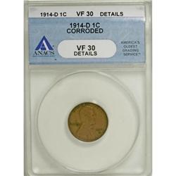 1914-D 1C VF30 ANACS