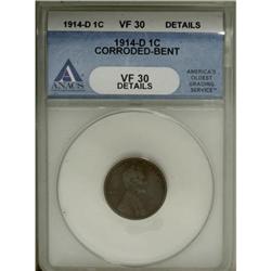 1914-D 1C VF30 ANACS