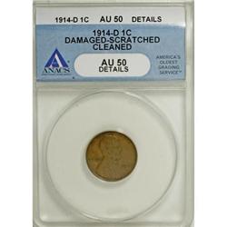 1914-D 1C AU50 ANACS