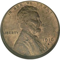 1916-S 1C Red and Brown MS64 NGC