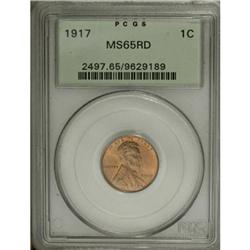 1917 1C Red MS65 PCGS