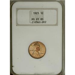 1921 1C Red MS65 NGC