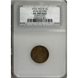1922 No D 1C Weak Reverse AG3 CSN