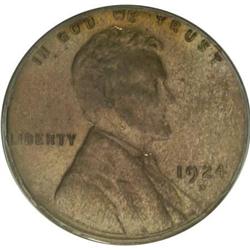 1924-D 1C Red and Brown MS64 PCGS