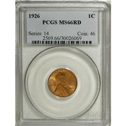 1926 1C Red MS66 PCGS