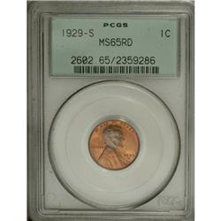 1929-S 1C Red MS65 PCGS