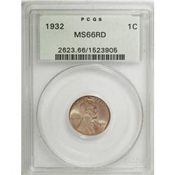 1932 1C Red MS66 PCGS