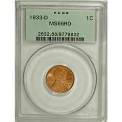 1933-D 1C Red MS66 PCGS