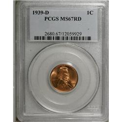 1939-D 1C Red MS67 PCGS