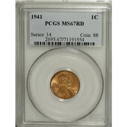 1941 1C Red MS67 PCGS