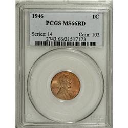 1946 1C Red MS66 PCGS