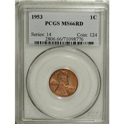 1953 1C Red MS66 PCGS