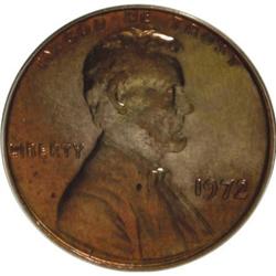 1972 1C Doubled Die Obverse Red MS64 PCGS